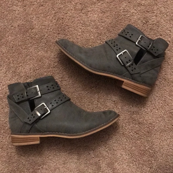 Rocket Dog Shoes - Rocket Dog Mack Heirloom Grey Ankle Booties